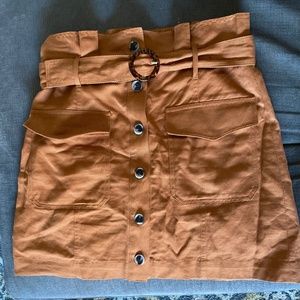 Banana republic paper bag mini skirt